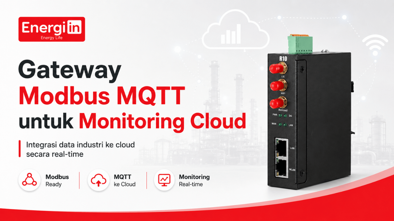 Gateway Modbus MQTT untuk Monitoring Cloud